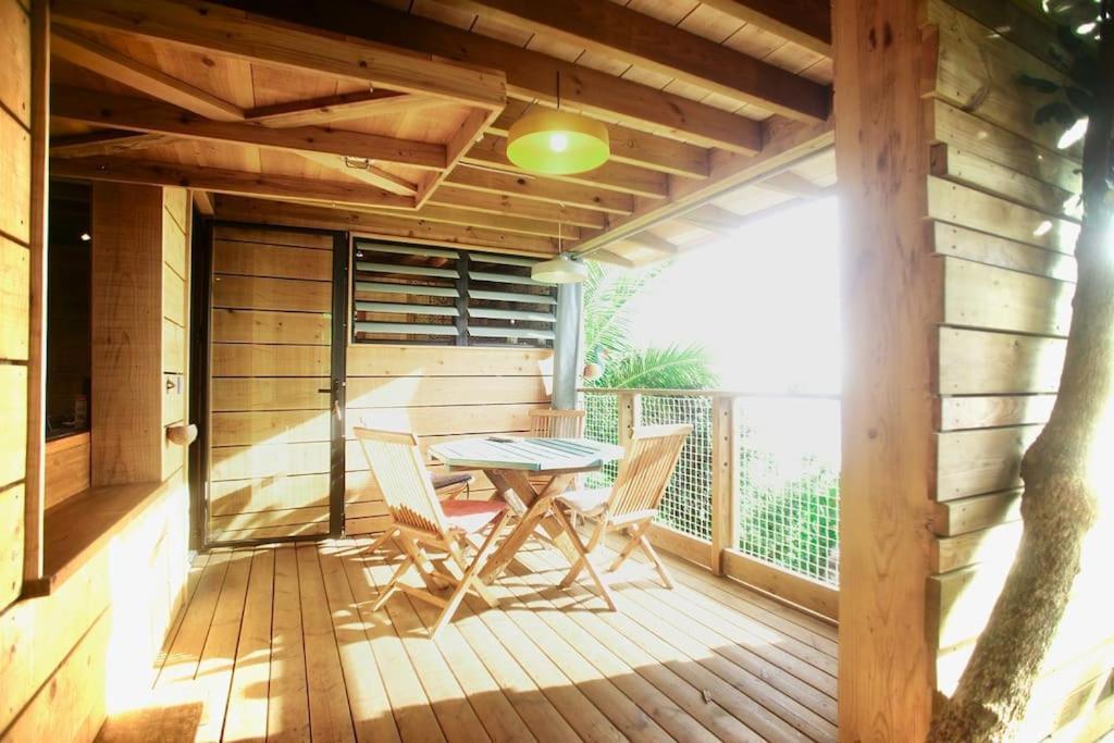 Bungalow Ecologique Avec Toilettes Seches Leu Kabanon Vue Mer Saint-Leu Kültér fotó