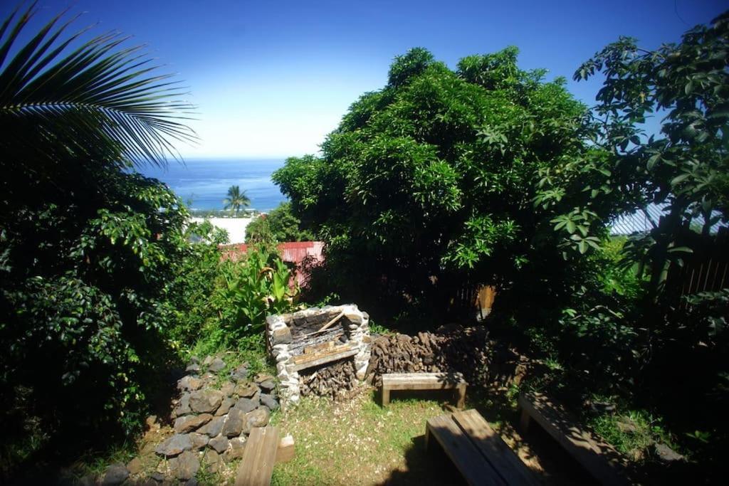 Bungalow Ecologique Avec Toilettes Seches Leu Kabanon Vue Mer Saint-Leu Kültér fotó