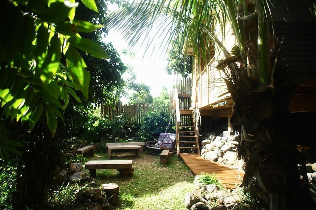 Bungalow Ecologique Avec Toilettes Seches Leu Kabanon Vue Mer Saint-Leu Kültér fotó