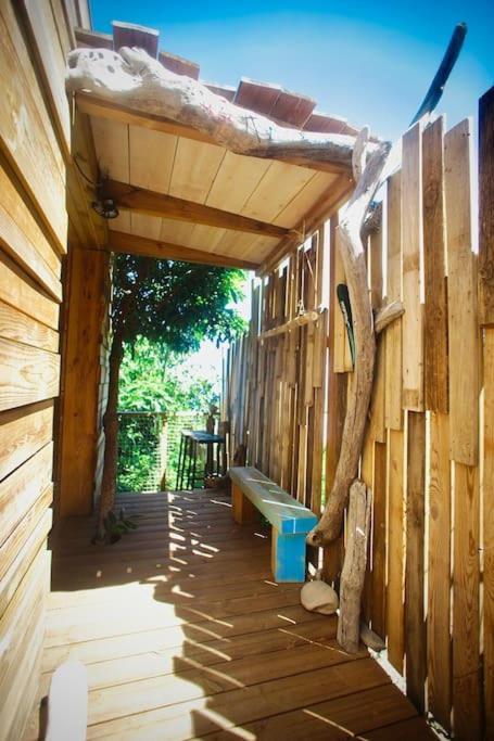 Bungalow Ecologique Avec Toilettes Seches Leu Kabanon Vue Mer Saint-Leu Kültér fotó