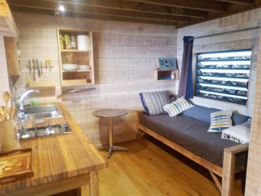 Bungalow Ecologique Avec Toilettes Seches Leu Kabanon Vue Mer Saint-Leu Kültér fotó
