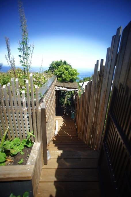 Bungalow Ecologique Avec Toilettes Seches Leu Kabanon Vue Mer Saint-Leu Kültér fotó